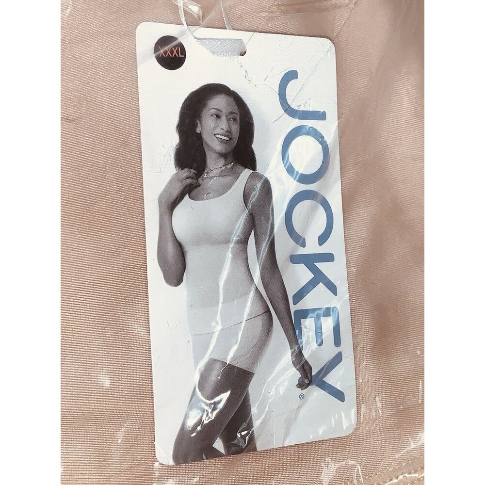 X XX-Large Jockey High Back Scoop Neck Tank Light Nude Lace Neckline 230473 New